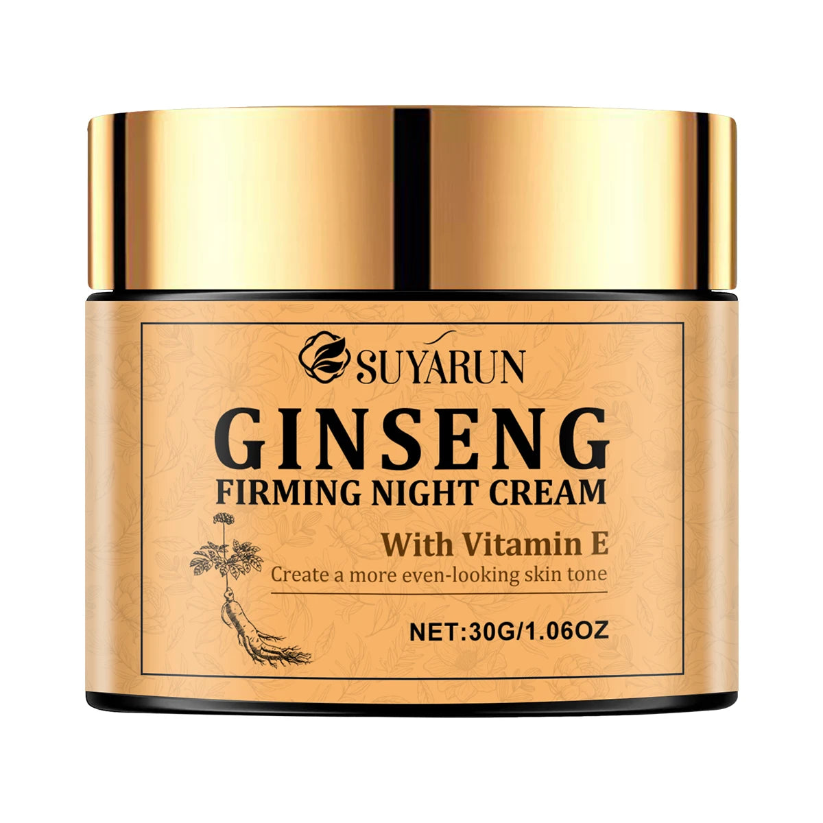 Ginseng Firming Night Cream - Moisturizing Anti-Aging Skin Care 50ml
