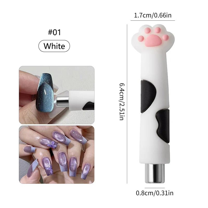 Magnetic Nail Art Tool 6-in-1 for Glitter Effect Manicure Design