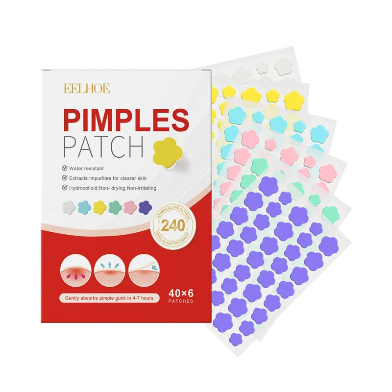 240pcs Star Acne Patches Invisible Pimple Cover Oil Control Spot Treatment