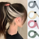 60cm Clip In Hair Extensions Synthetic Long Straight Hairpiece Accessories