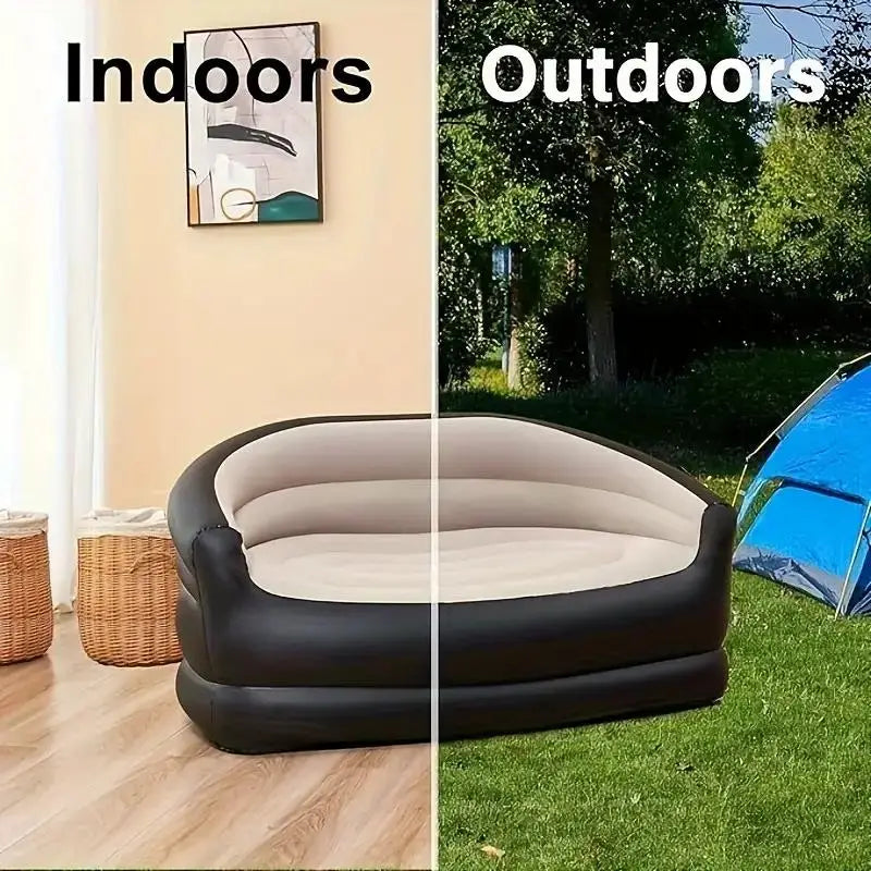 Portable Inflatable Double Sofa Bed for Camping & Outdoor Lounging