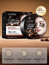 Collagen Eye Mask Caffeine Patches for Dark Circles - 10 Pairs