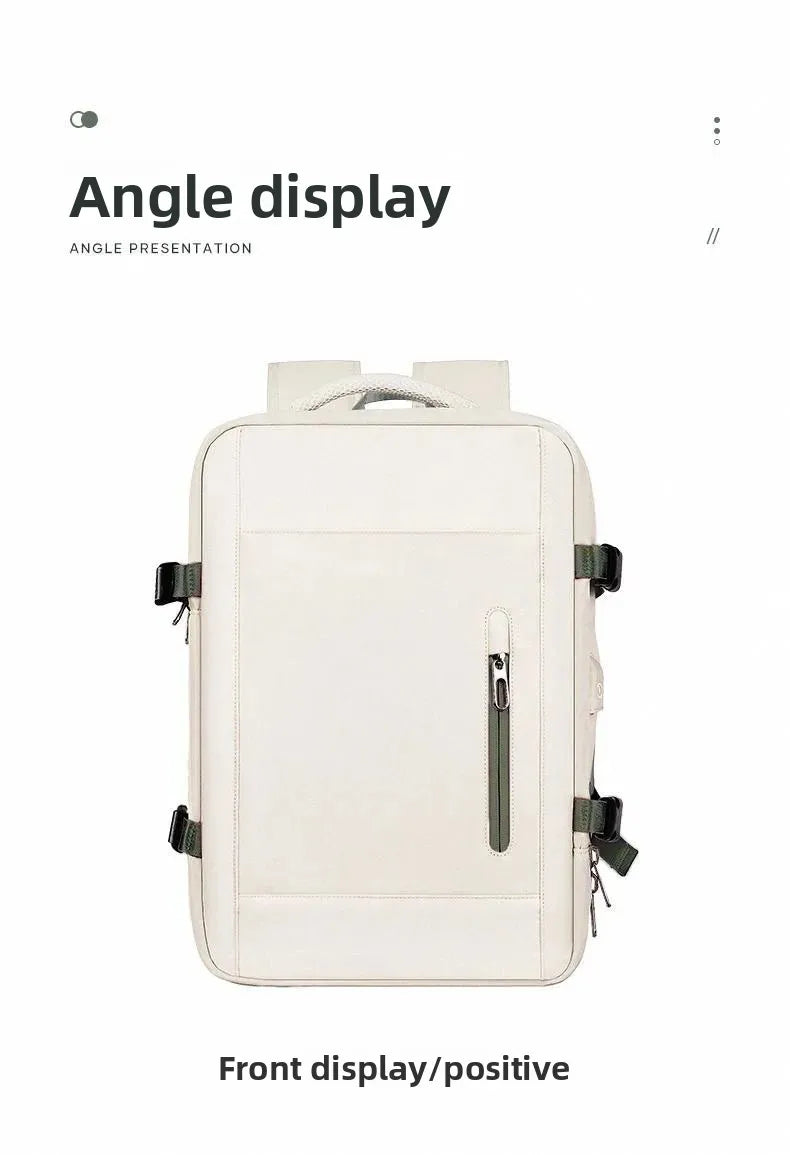 Expandable Travel Backpack for Business and Outdoor Use