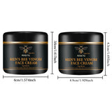 Men's Bee Venom Face Cream - Anti-Aging Moisturizer for Fine Lines