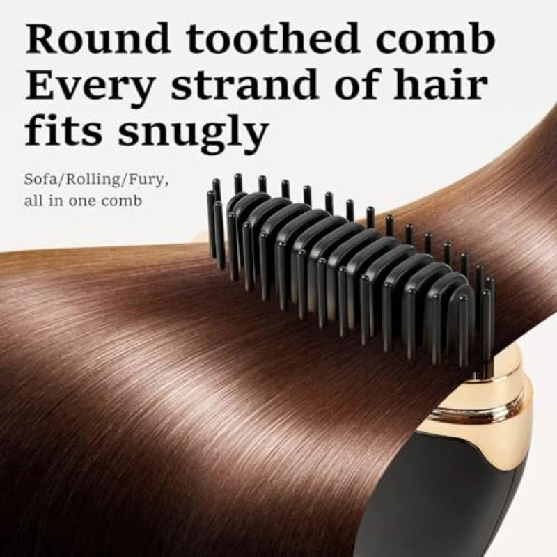 Wireless Mini Hair Straightener Brush, Rechargeable for Travel Gift