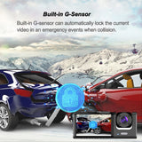 1080P Dash Cam WiFi Front & Rear Camera with Night Vision for Cars