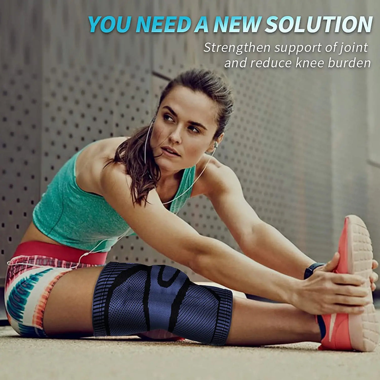 NEENCA Knee Support Brace with Side Stabilizers for Stability & Comfort