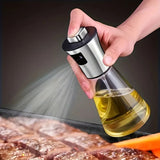 Stainless Steel Olive Oil Sprayer 170ml Leak-Proof Misting Dispenser