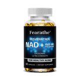 NAD+ Boost with Resveratrol 120 Capsules - Cellular Vitality & Energy Support