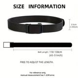 Automatic Buckle Canvas Tactical Belt for Men - Outdoor Workwear