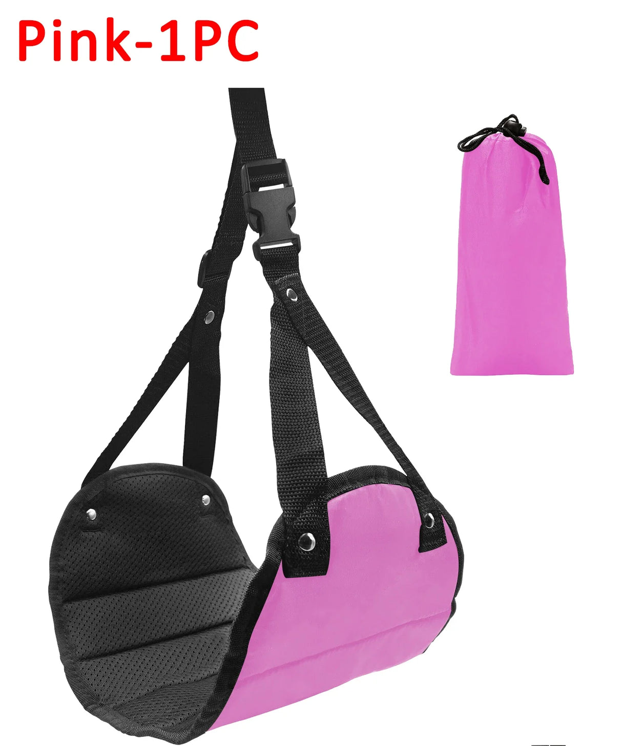 Portable Adjustable Leg Hammock for Airplane, Office, Car Travel Support