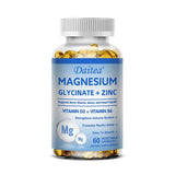Magnesium Glycinate Capsules with Zinc - 60 Count