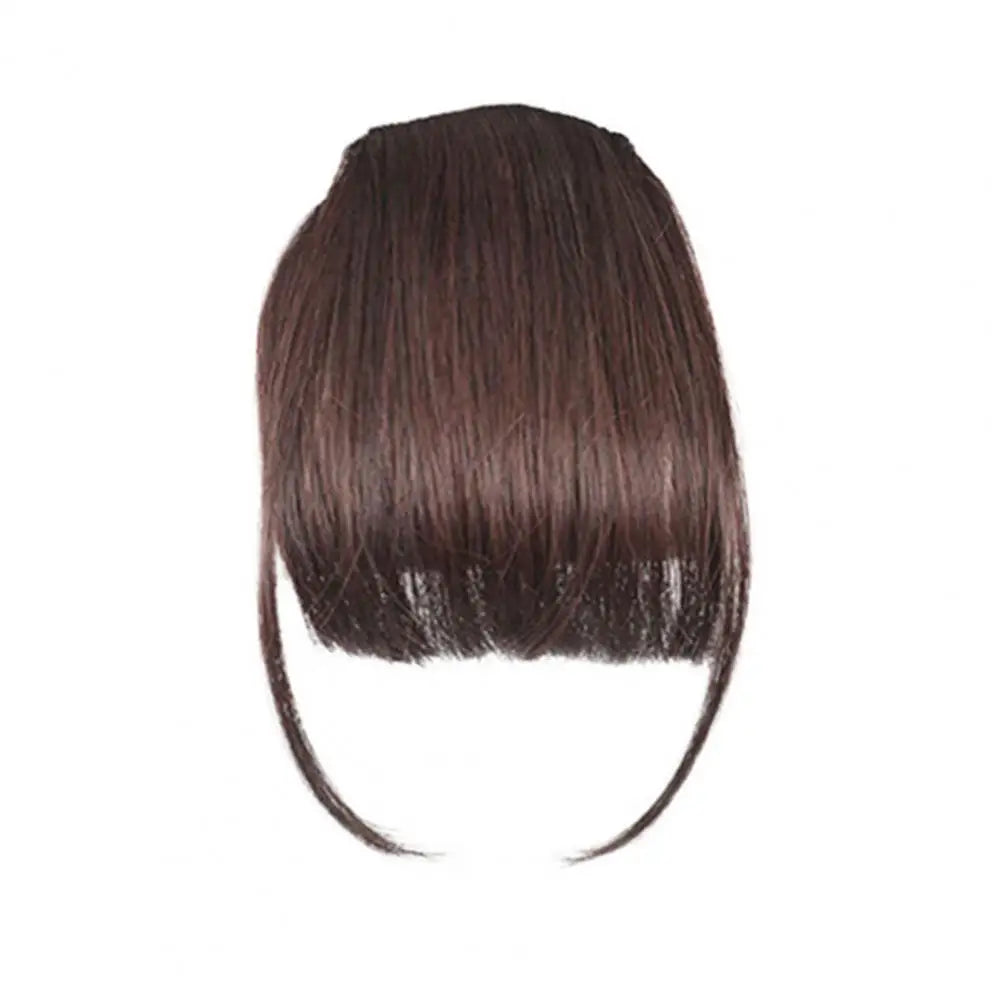 Women Clip-in Bangs Natural Wispy Hair Extensions Fringe Wig Hairpieces