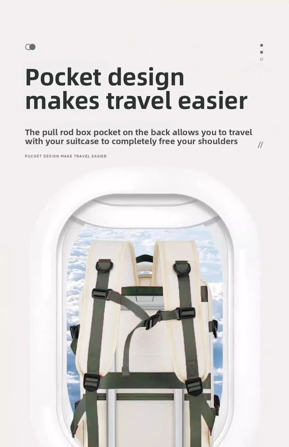 Expandable Travel Backpack for Business and Outdoor Use