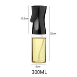 Olive Oil Spray Bottle Dispenser - Reusable Food Grade Kitchen Accessory