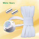 Automatic Flat No Tie Shoelaces with Swivel Buckle for Sneakers Adults Kids