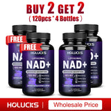 NAD+ Supplement with Resveratrol - Enhances Cellular Vitality & Energy