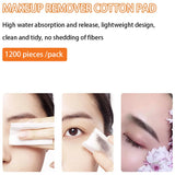 Facial Cotton Pads for Makeup Removal, 1200/2400 Pieces, Soft Cleaning Tool