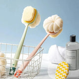 Loofah Back Scrubber Long Handle Exfoliating Bath Brush for Women