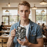 Stainless Steel Liner Coffee Cup Creative Resin Desktop Decoration Ornament