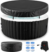LILYPELLE Inflatable Hot Tub for 1-2 Persons, 75 Gallon Capacity