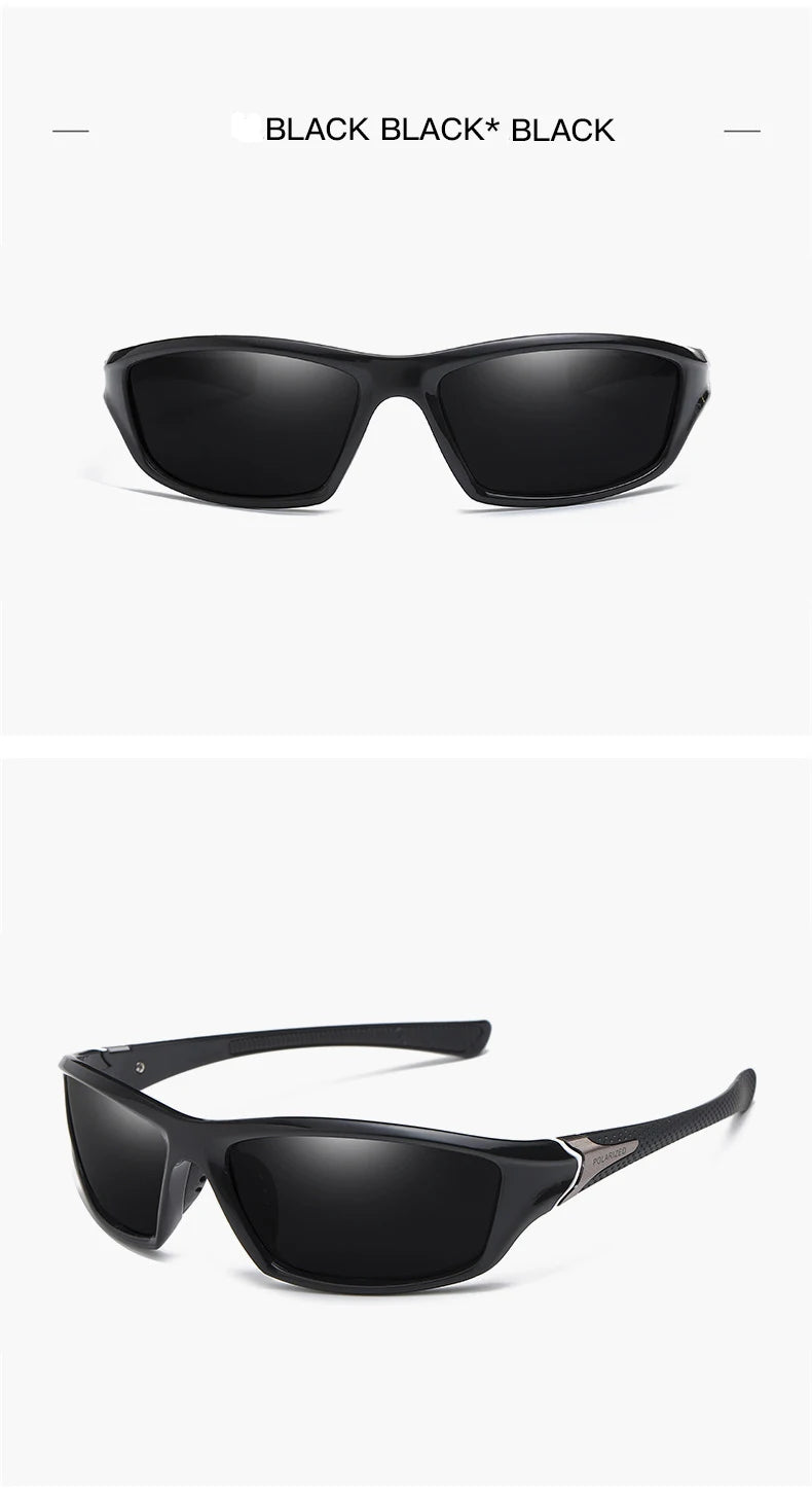 Polarized Sports Sunglasses for Cycling, Fishing, Running - Unisex Eyewear