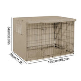 Pet Cage Cover Waterproof Oxford Dog Cat Crate Cover for Indoor Use