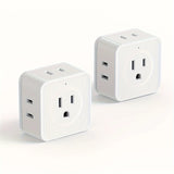 5 Way Multi Plug Outlet Extender, Wall Outlet Expander for Home & Travel