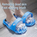 Foot Cleaner Scrubber Brush 1-2PC Exfoliating Slippers for Bathroom Use