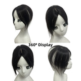 Real Human Hair Bangs Clip In Extensions Natural Fringe for Women