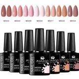 7pc Nail Gel Polish Set UV Soak Off Long Lasting Manicure Art Kit