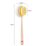 Loofah Back Scrubber Long Handle Exfoliating Bath Brush for Women