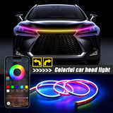 LED Neon Strip Running Lights for 12V Car - APP Control Multi-function