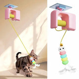 Interactive Electric Cat Teasing Stick Toy for Playtime and Fun