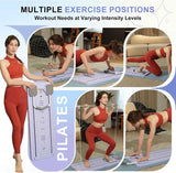Multi-Functional Pilates Board with Resistance Bands for Home Fitness