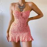 Women's Floral Camisole Dress - Summer Casual Skirt - Comfortable Fit
