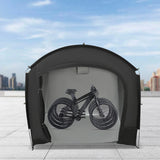Portable Waterproof Bike Storage Shed for 1-4 Bikes, 220x150x185cm
