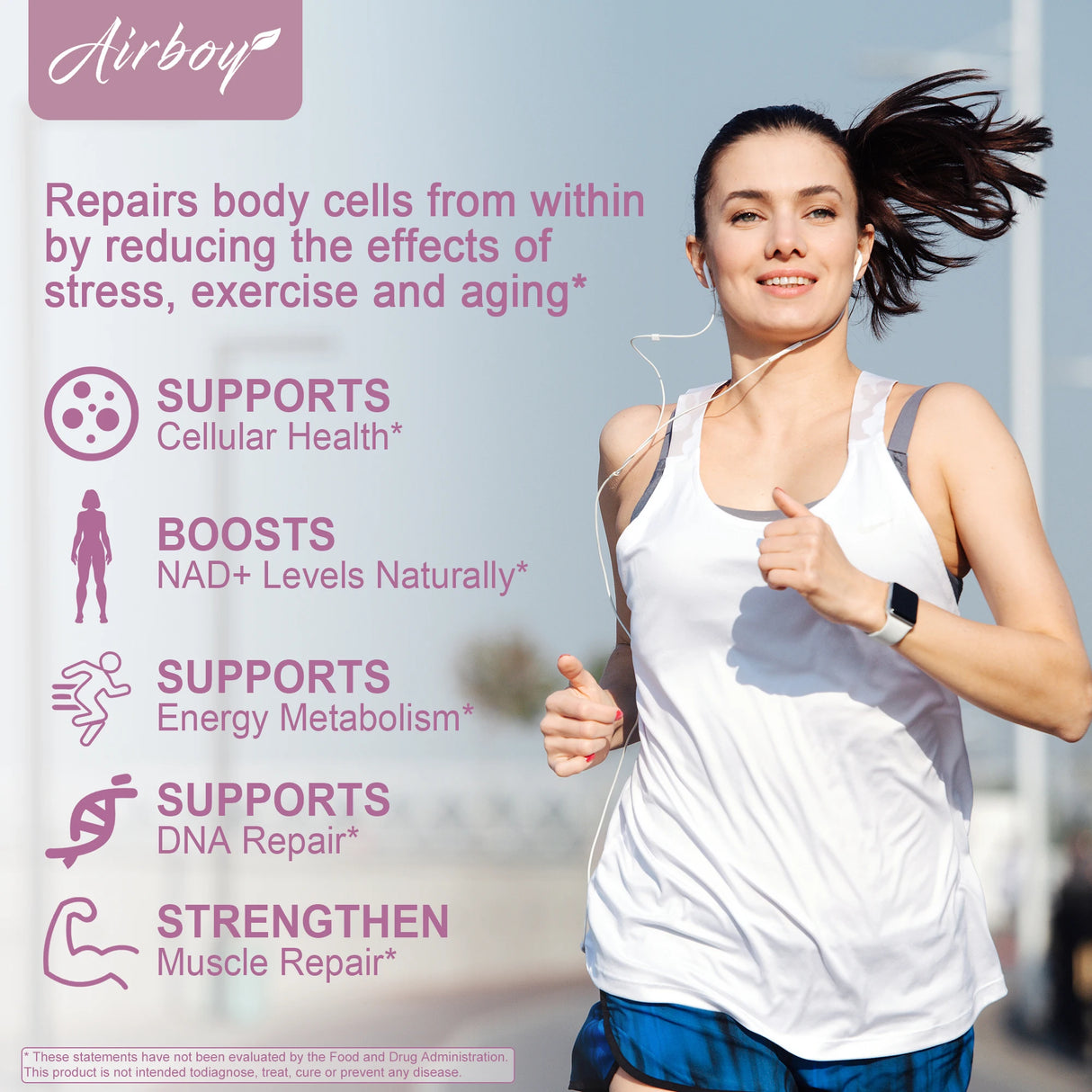 NAD+ Resveratrol Supplements - 120 Capsules for Energy & Immune Support