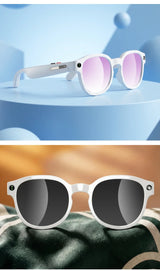 Smart AI Glasses with 800W Camera, Bluetooth, Waterproof, Voice Call