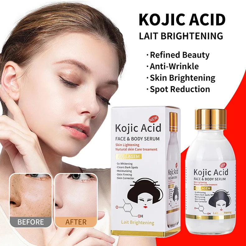 Glutathione Whitening Face Essence 125ml - Moisturizing Serum for Bright Skin