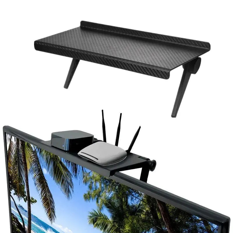 Wireless Router & Set-top Box Storage Rack - 1PC No Perforated Design