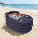 Inflatable Adult Bathtub with Electric Pump and Accessories for Home Use