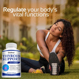Thyroid Supplement with L-Tyrosine, Iodine, Zinc & Selenium - 60 Capsules