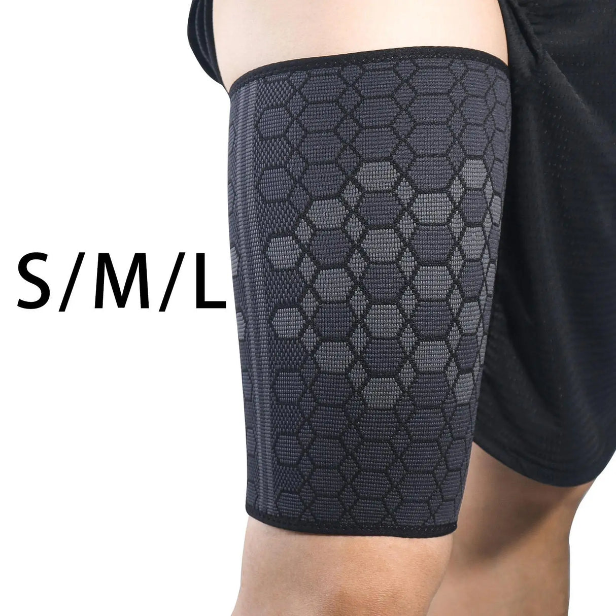 Thigh Compression Sleeve for Hamstring Support - Non-Slip Leg Sleeve
