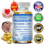 Magnesium Glycinate Capsules with Zinc - 60 Count