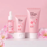 LAIKOU Sakura Skincare Set - Moisturizing Anti-Aging Facial Kit Gift Set