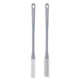 Silicone Shower Foot Brush with Long Handle - Toe Cleaning Scrubber