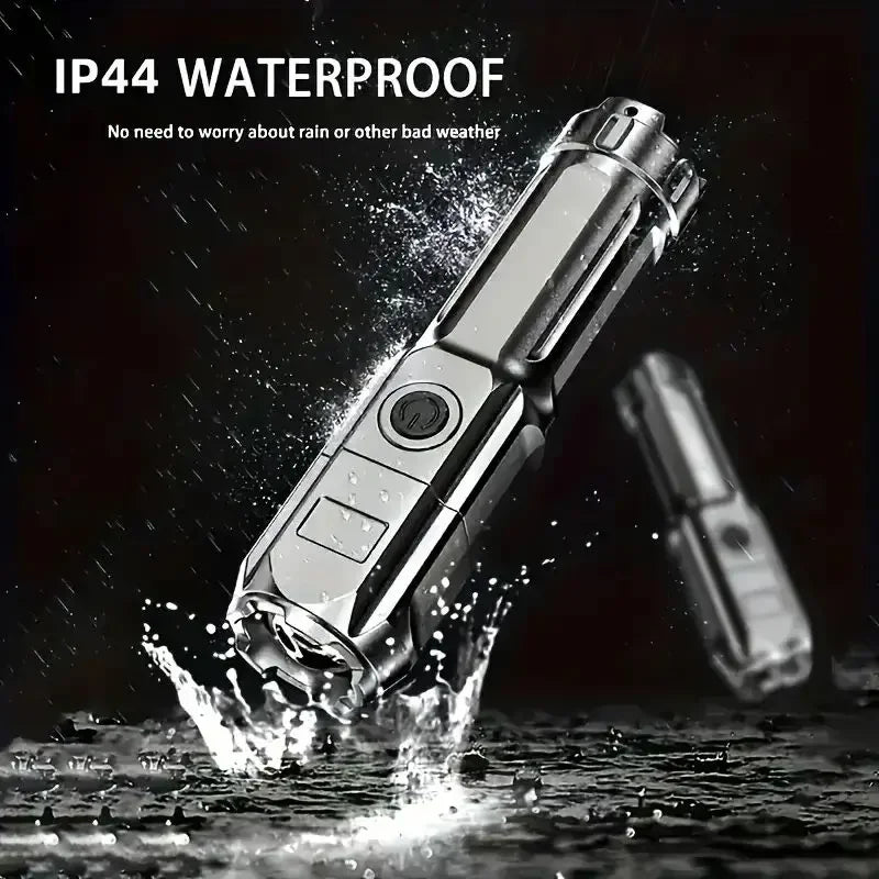 Powerful Rechargeable LED Flashlight 100,000 Lumen Waterproof Tactical Torch