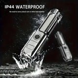 Powerful Rechargeable LED Flashlight 100,000 Lumen Waterproof Tactical Torch
