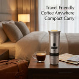 Portable Espresso Coffee Maker 3-in-1 for Car & Home Travel Use